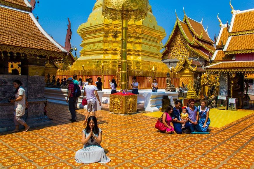 Горный храм Wat Doi Suthep в Чанг Мае