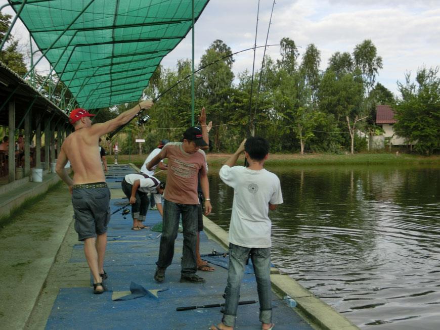 Рыбалка в Паттайе. Jomtien Fishing Park 