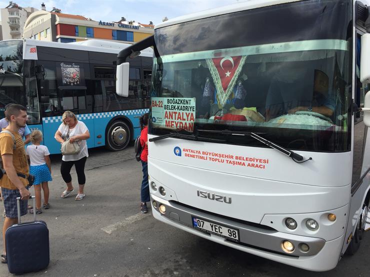 Междугородние и пригородные автобусы Антальи